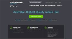 Desktop Screenshot of labourhireaustraliawide.com.au